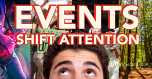 how events divide consumer attention